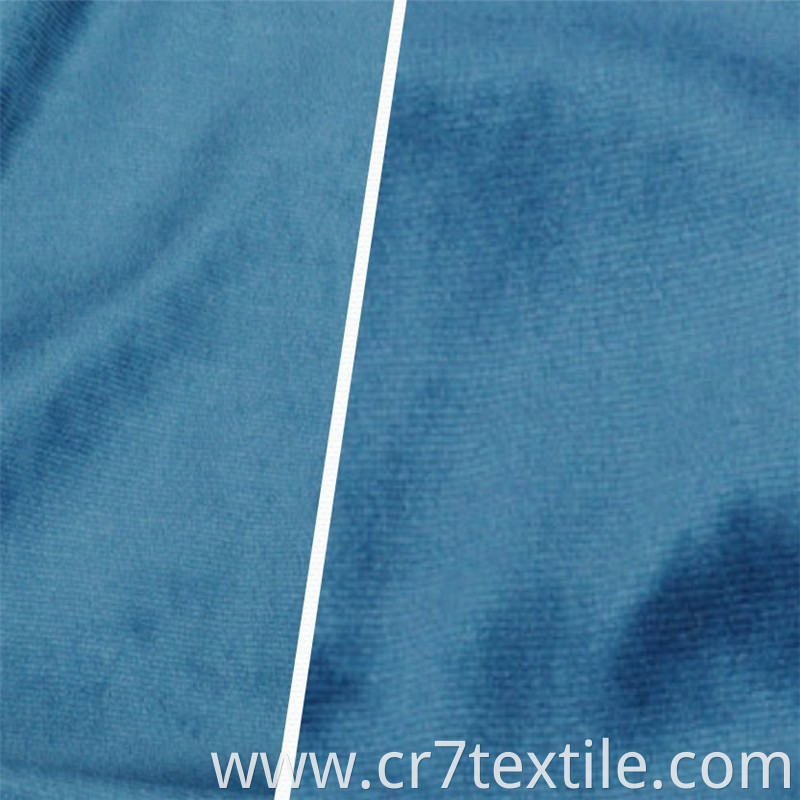 High Quality Dyed Fleece Polyester Velvet Fabrics